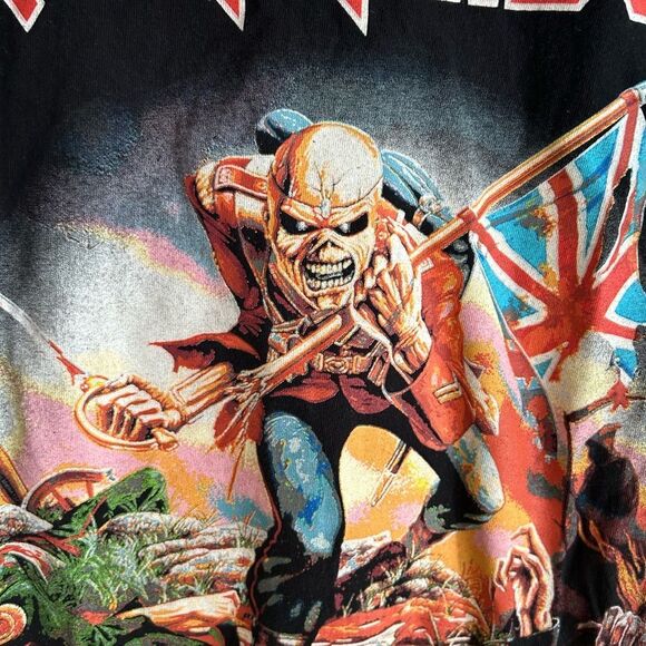 Iron Maiden The Trooper T Shirt Mens Rock Music Classic Band Tee New Black Large - Picture 6 of 12
